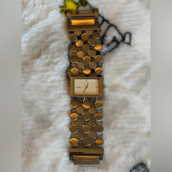 Fossil Vintage Silver Tone Statement Bracelet Watch,EUC - Picture 7 of 7